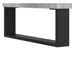 Meuble TV gris béton 69,5x30x50 cm bois d'ingénierie