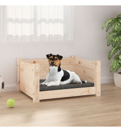 Lit pour chien 55,5x45,5x28 cm Bois massif de pin