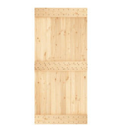 Porte 95x210 cm bois massif de pin