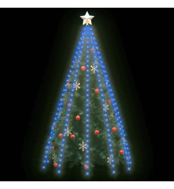 Guirlande lumineuse d'arbre de Noël 250 LED Bleu 250 cm