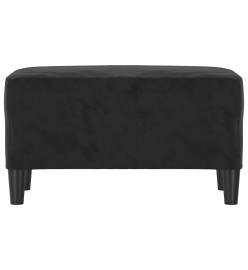 Banc Noir 70x35x41 cm Velours