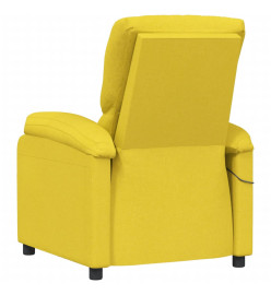 Fauteuil de massage Jaune clair Tissu