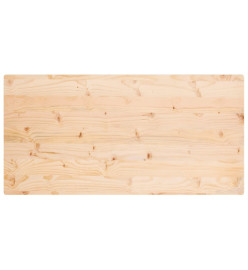 Dessus de table 110x60x2,5 cm bois de pin massif rectangulaire