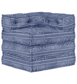 Pouf modulaire Indigo Tissu