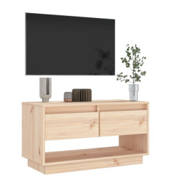 Meuble TV 74x34x40 cm Bois de pin massif