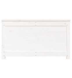 Boîte de rangement Blanc 80x40x45,5 cm Bois massif de pin