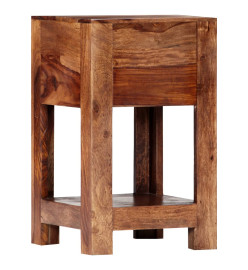 Table de chevet 30 x 30 x 50 cm Bois massif de Sesham