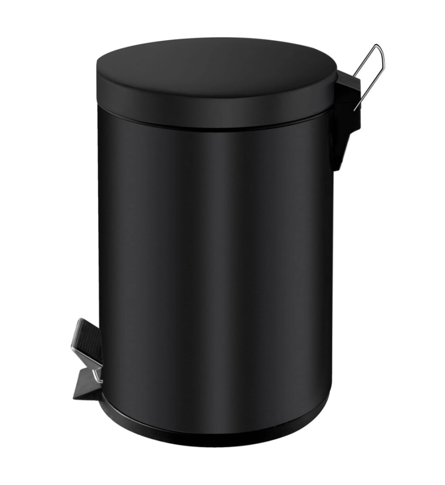 EKO Poubelle à pédale Classic 3 L Noir