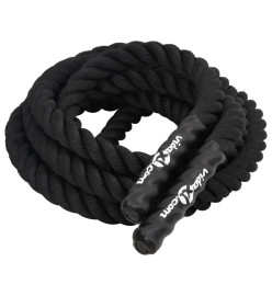 Corde de combat noir 9 m 6,8 kg polyester