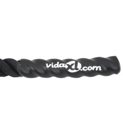 Corde de combat noir 9 m 6,8 kg polyester