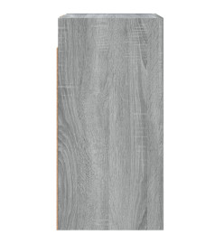 Meuble TV Sonoma gris 30,5x30x60 cm Bois d'ingénierie