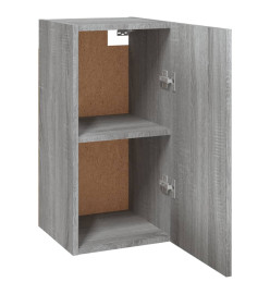 Meuble TV Sonoma gris 30,5x30x60 cm Bois d'ingénierie