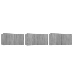 Ensemble de meubles TV 5 pcs Sonoma gris Bois d'ingénierie