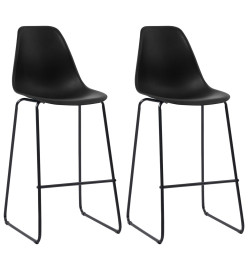 Ensemble de bar 3 pcs Plastique Noir