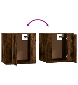 Ensemble de meubles TV 3 pcs Chêne fumé Bois d'ingénierie