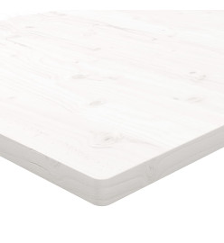 Dessus de bureau blanc 110x55x2,5 cm bois massif de pin