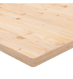 Dessus de table 70x70x2,5 cm bois de pin massif