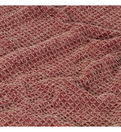 Couverture en coton 125 x 150 cm Bordeaux