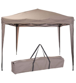 ProGarden Tente de réception Easy-Up 300x300x245 cm Taupe