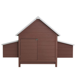 Poulailler Marron 157x97x110 cm Bois