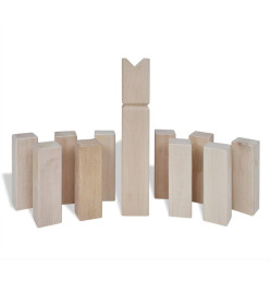 Kit de jeu Kubb en bois