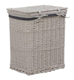 Panier à linge Blanc Saule