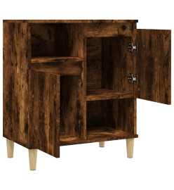 Buffet Chêne fumé 60x35x70 cm Bois d'ingénierie