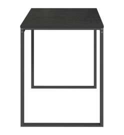 Bureau d'ordinateur Noir 110x60x73 cm Bois d’ingénierie