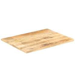 Dessus de table Bois de manguier solide 25-27 mm 90x70 cm