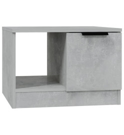 Table basse Gris béton 50x50x36 cm Bois d'ingénierie