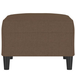 Repose-pied Marron 70x55x41 cm Tissu