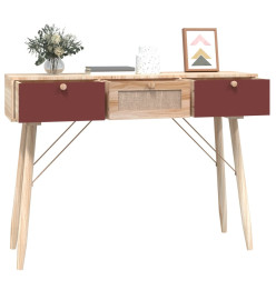 Table console avec tiroirs 105x30x75 cm bois d'ingénierie