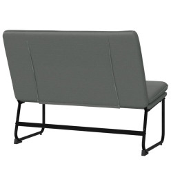 Banc Gris foncé 100x75x76 cm Tissu