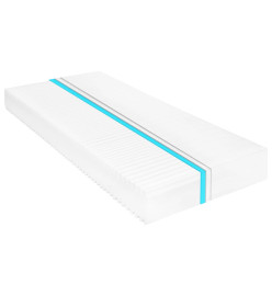 Matelas 140x200 cm 7 zones Mousse PU 16 cm H2 H3