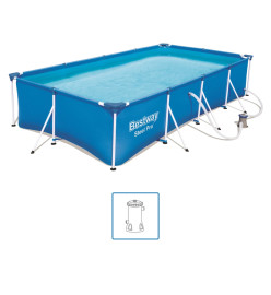 Bestway Jeu de piscine rectangulaire Steel Pro 400x211x81 cm 56424