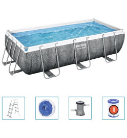 Bestway Ensemble de piscine Power Steel 404x201x100 cm