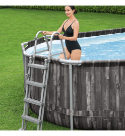 Bestway Ensemble de piscine ovale 7,32x3,66x1,22 m