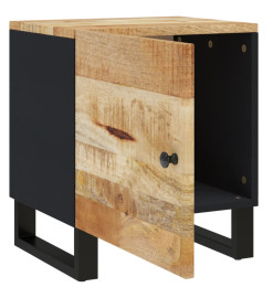 Table de chevet 40x33x46 cm Bois de manguier solide