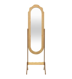 Miroir sur pied 45,5x47,5x160 cm bois d'ingénierie