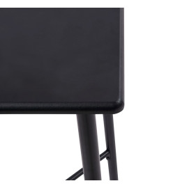 Table de bar Noir 60x60x111 cm MDF