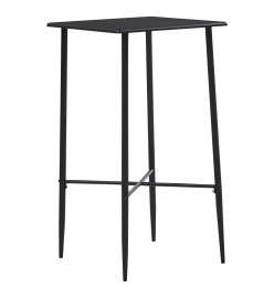 Ensemble de bar 5 pcs Similicuir Noir