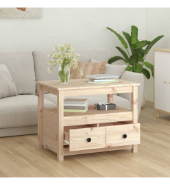 Table basse 71x49x55 cm Bois massif de pin