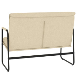 Banc Crème 100x64x80 cm Tissu