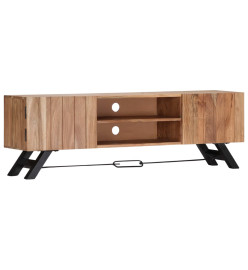 Meuble TV 140 x 30 x 45 cm Bois d'acacia massif