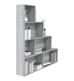 Armoire à livres Sonoma gris 155x24x160 cm