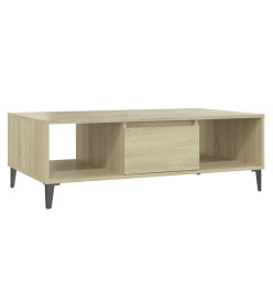 Table basse Chêne sonoma 103,5x60x35 cm Aggloméré