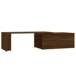 Table basse Chêne marron 150x50x35 cm Bois d'ingénierie