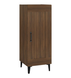 Buffet Chêne marron 34,5x34x90 cm Bois d'ingénierie