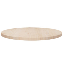 Dessus de table Ø60x2,5 cm Bois de pin massif