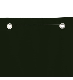 Écran de balcon Vert foncé 140x240 cm Tissu Oxford